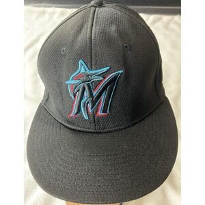 Miami Marlins Team‎ Major League Baseball Adjustable Back Baseball Hat Cap OSFM